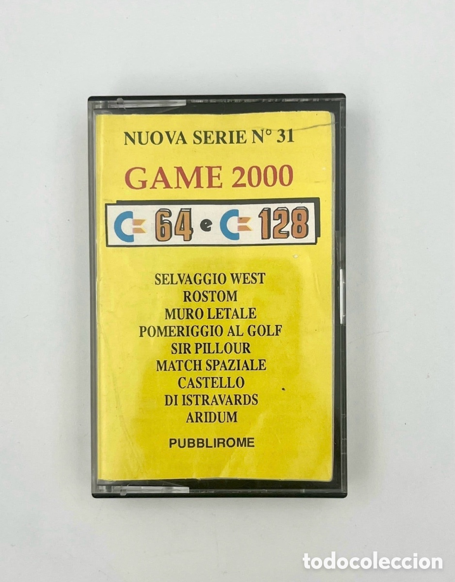 Videojuegos y consolas: Commodore 64 / C128 &ndash; Game 2000 N&ordm; 31 &ndash; Casete original con 8 juegos