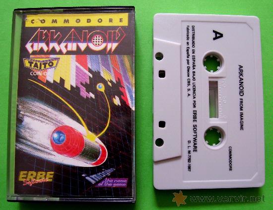 Videojuegos y consolas: ARKANOID - CL&Aacute;SICO JUEGO EN CINTA DE CASSETTE PARA COMMODORE 64 / 128 - Foto 2