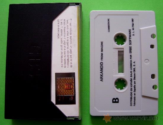 Videojuegos y consolas: ARKANOID - CL&Aacute;SICO JUEGO EN CINTA DE CASSETTE PARA COMMODORE 64 / 128 - Foto 3