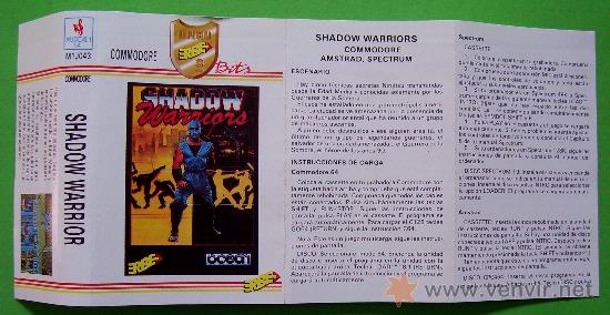 Videojuegos y consolas: SHADOW WARRIOR - CL&Aacute;SICO JUEGO CINTA DE CASSETTE COMMODORE 64 / 128 - Foto 4