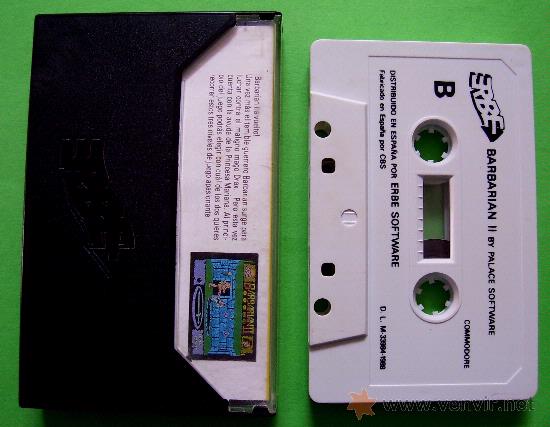 Videojuegos y consolas: BARBARIAN II - CL&Aacute;SICO JUEGO EN CINTA DE CASSETTE COMMODORE 64 / 128 - Foto 3