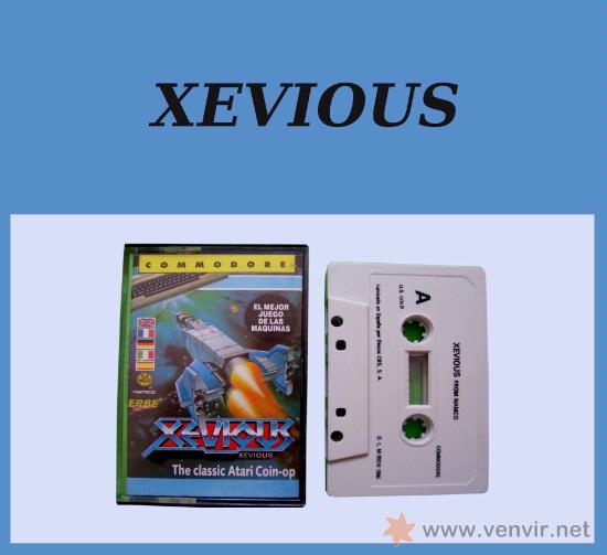Videojuegos y consolas: XEVIOUS - CL&Aacute;SICO JUEGO EN CINTA DE CASSETTE COMMODORE 64 / 128 - Foto 1