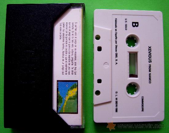 Videojuegos y consolas: XEVIOUS - CL&Aacute;SICO JUEGO EN CINTA DE CASSETTE COMMODORE 64 / 128 - Foto 3