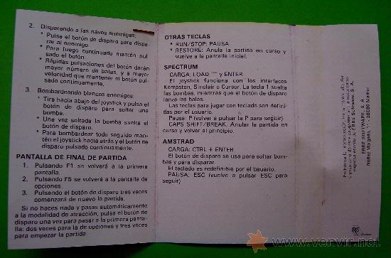 Videojuegos y consolas: XEVIOUS - CL&Aacute;SICO JUEGO EN CINTA DE CASSETTE COMMODORE 64 / 128 - Foto 5
