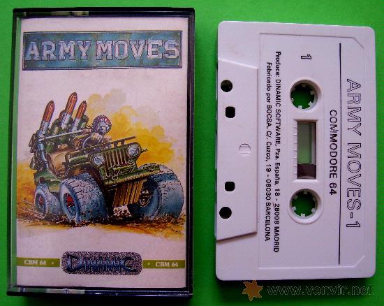 Videojuegos y consolas: ARMY MOVES - CL&Aacute;SICO JUEGO EN CINTA DE CASSETTE COMMODORE 64 / 128 - Foto 2