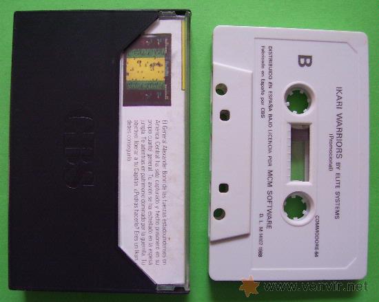 Videojuegos y consolas: IKARI WARRIORS - CL&Aacute;SICO EN CINTA DE CASSETTE COMMODORE 64 / 128 - Foto 3
