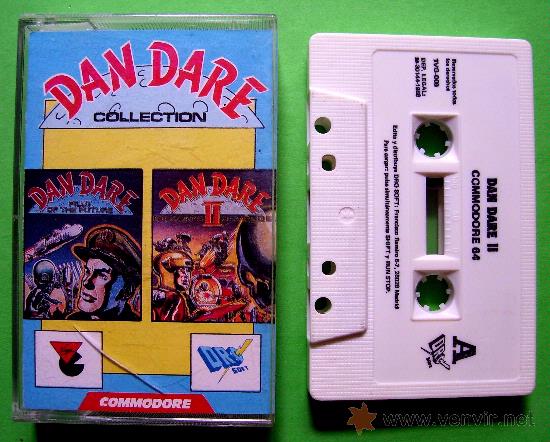 Videojuegos y consolas: DAN DARE COLLECTION - CL&Aacute;SICOS EN CINTA DE CASSETTE COMMODORE 64 / 128 - Foto 2