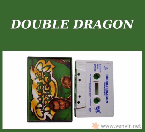 Videojuegos y consolas: DOUBLE / DOBLE DRAG&Oacute;N - CL&Aacute;SICO EN CINTA DE CASSETTE COMMODORE 64 / 128 - Foto 1