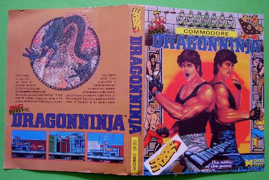 Videojuegos y consolas: DRAGON NINJA CL&Aacute;SICO JUEGO EN CINTA DE CASSETTE PARA COMMODORE 64 / 128 - Foto 4