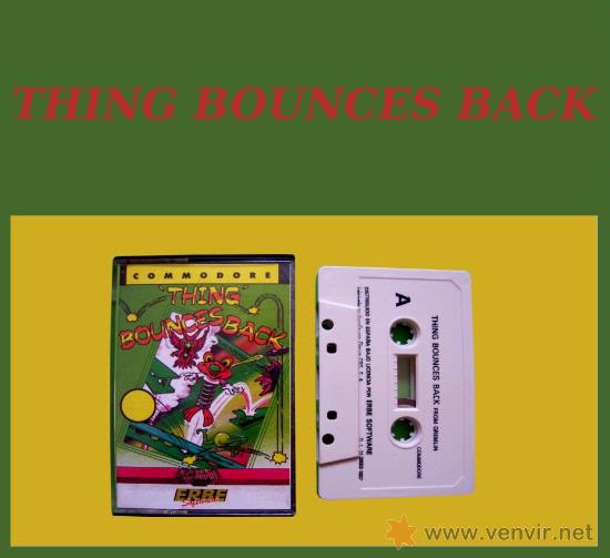 Videojuegos y consolas: THING BOUNCES BACK - CL&Aacute;SICO EN CINTA DE CASSETTE COMMODORE 64 / 128 - Foto 1