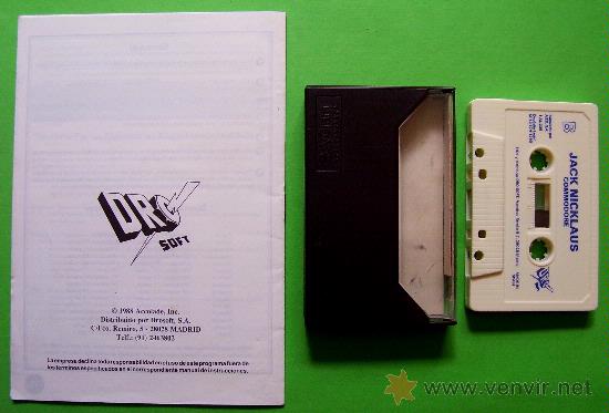 Videojuegos y consolas: JACK NICKLAUS - GOLF - CL&Aacute;SICO CINTA DE CASSETTE COMMODORE 64 / 128 - Foto 3