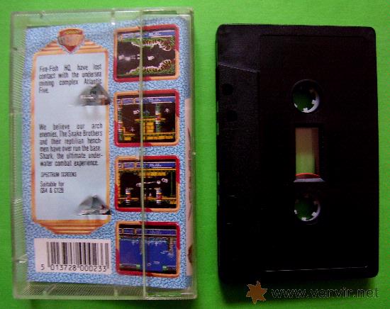 Videojuegos y consolas: SHARK - CL&Aacute;SICO EN CINTA DE CASSETTE COMMODORE 64 / 128 - Foto 3