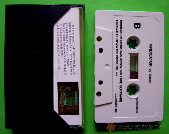 Videojuegos y consolas: THE VINDICATOR - CL&Aacute;SICO EN CINTA DE CASSETTE COMMODORE 64 / 128 - Foto 3