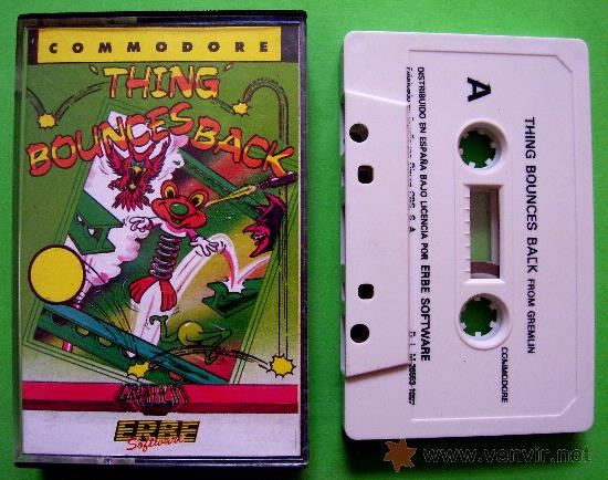 Videojuegos y consolas: THING BOUNCES BACK - CL&Aacute;SICO EN CINTA DE CASSETTE COMMODORE 64 / 128 - Foto 4