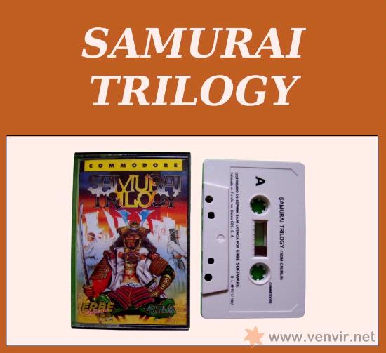 Videojuegos y consolas: SAMURAI TRILOGY CL&Aacute;SICO JUEGO CINTA DE CASSETTE PARA COMMODORE 64 / 128 - Foto 1