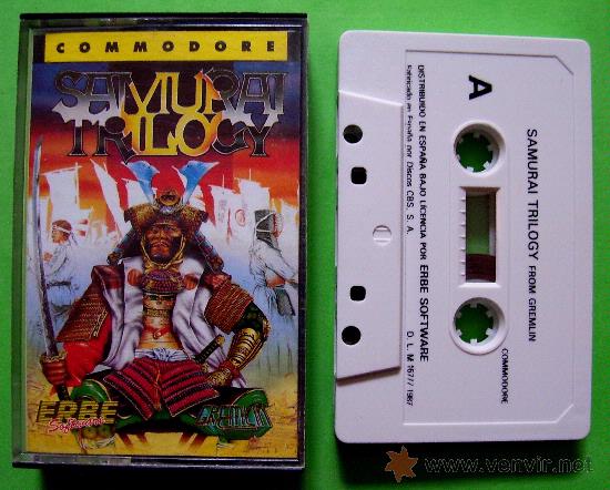 Videojuegos y consolas: SAMURAI TRILOGY CL&Aacute;SICO JUEGO CINTA DE CASSETTE PARA COMMODORE 64 / 128 - Foto 2