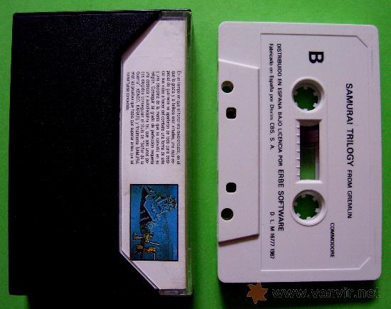 Videojuegos y consolas: SAMURAI TRILOGY CL&Aacute;SICO JUEGO CINTA DE CASSETTE PARA COMMODORE 64 / 128 - Foto 3