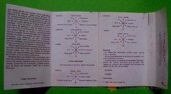 Videojuegos y consolas: SAMURAI TRILOGY CL&Aacute;SICO JUEGO CINTA DE CASSETTE PARA COMMODORE 64 / 128 - Foto 5