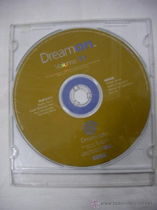 Videojuegos y consolas: ANTIGUO DISCO DREAMCAST DREAMON VOL.11 - Foto 1