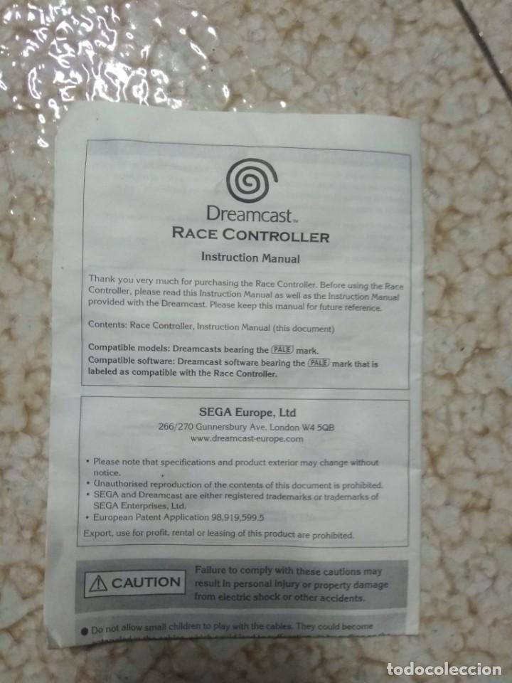 Videojuegos y consolas: Volante original dreamcast con instrucciones - Foto 3