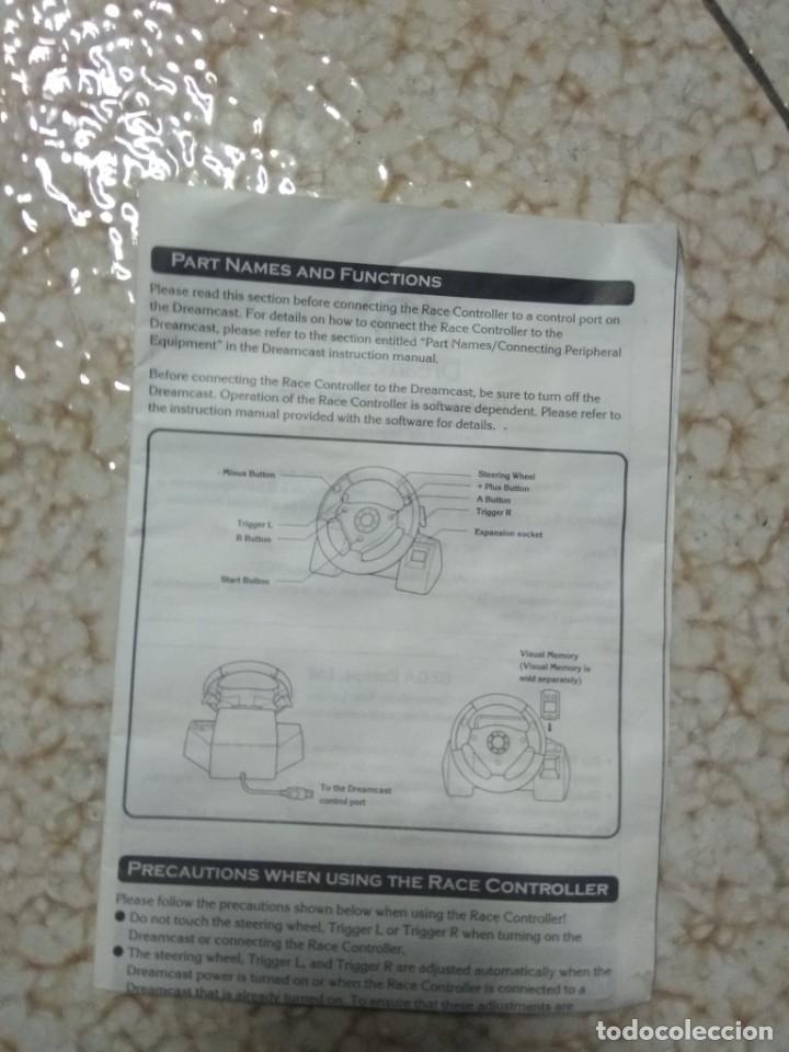Videojuegos y consolas: Volante original dreamcast con instrucciones - Foto 4