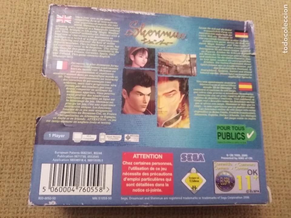Videojuegos y consolas: Juego Dreamcast Shenmue - Foto 12