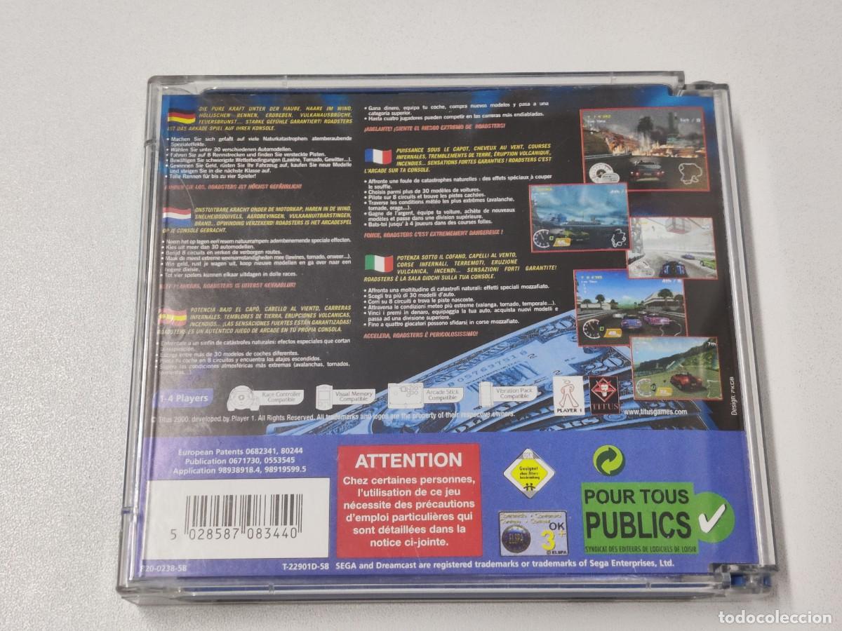 Videojuegos y consolas: ROADSTERS. Sega Dreamcast - Foto 2