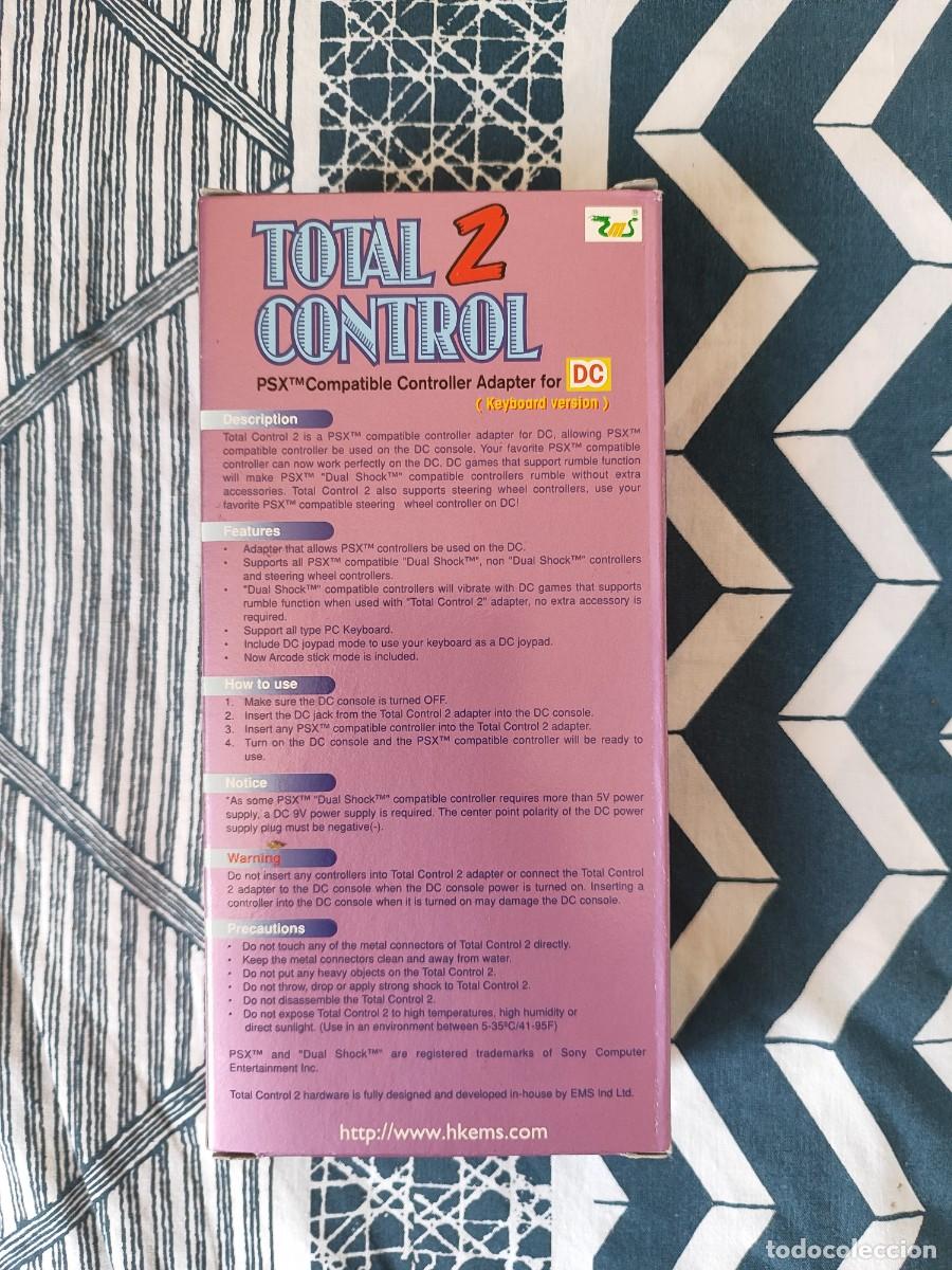 Videojuegos y consolas: Adaptador Total Control 2 - DREAMCAST - NUEVO - Foto 2