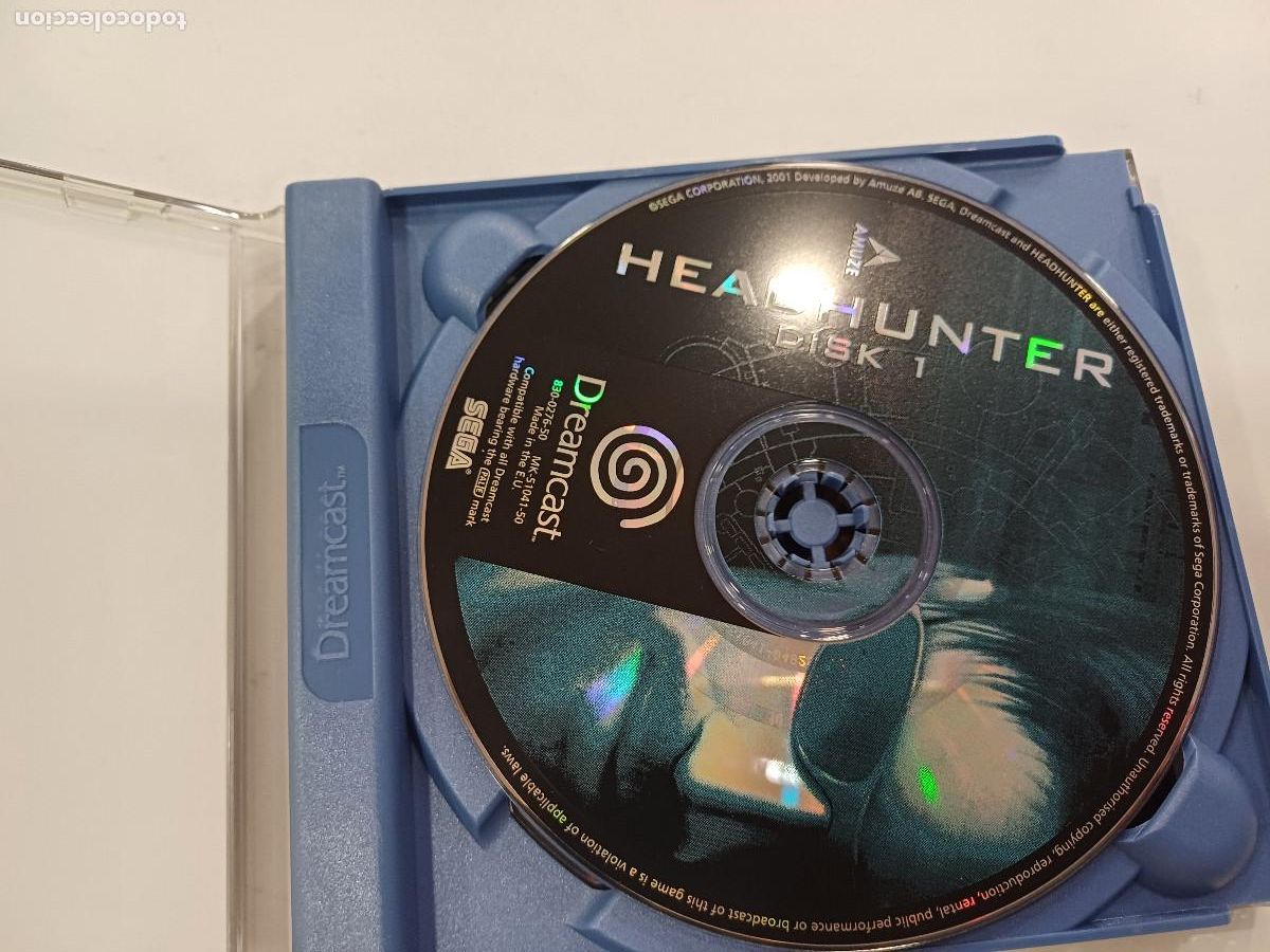 Videojuegos y consolas: HEADHUNTER/SEGA DREAMCAST 2 DISCOS. - Foto 2