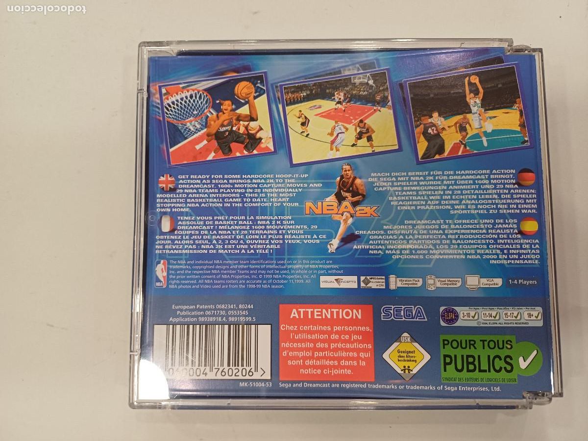 Videojuegos y consolas: NBA 2K/SEGA DREAMCAST. - Foto 4
