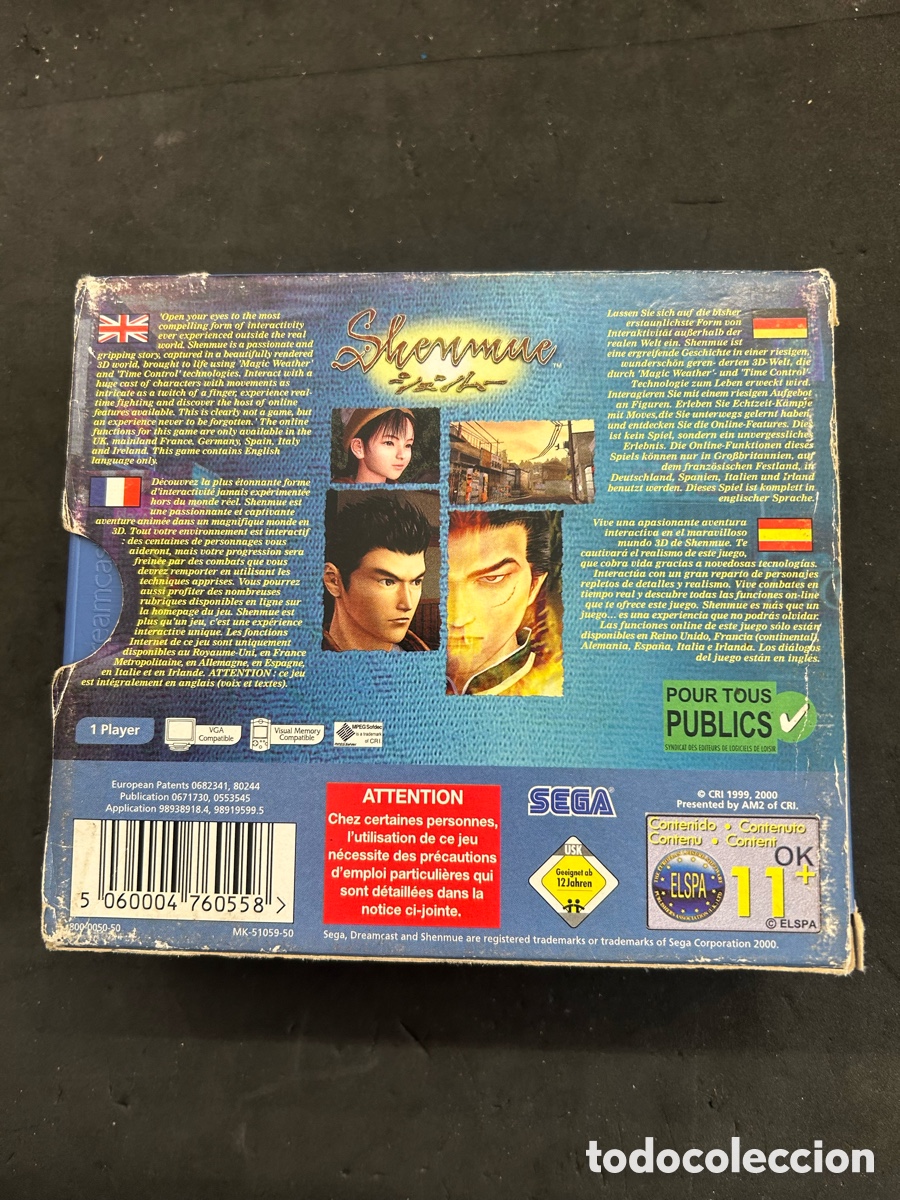 Videojuegos y consolas: Sega Dremcast Shenmue - Foto 5