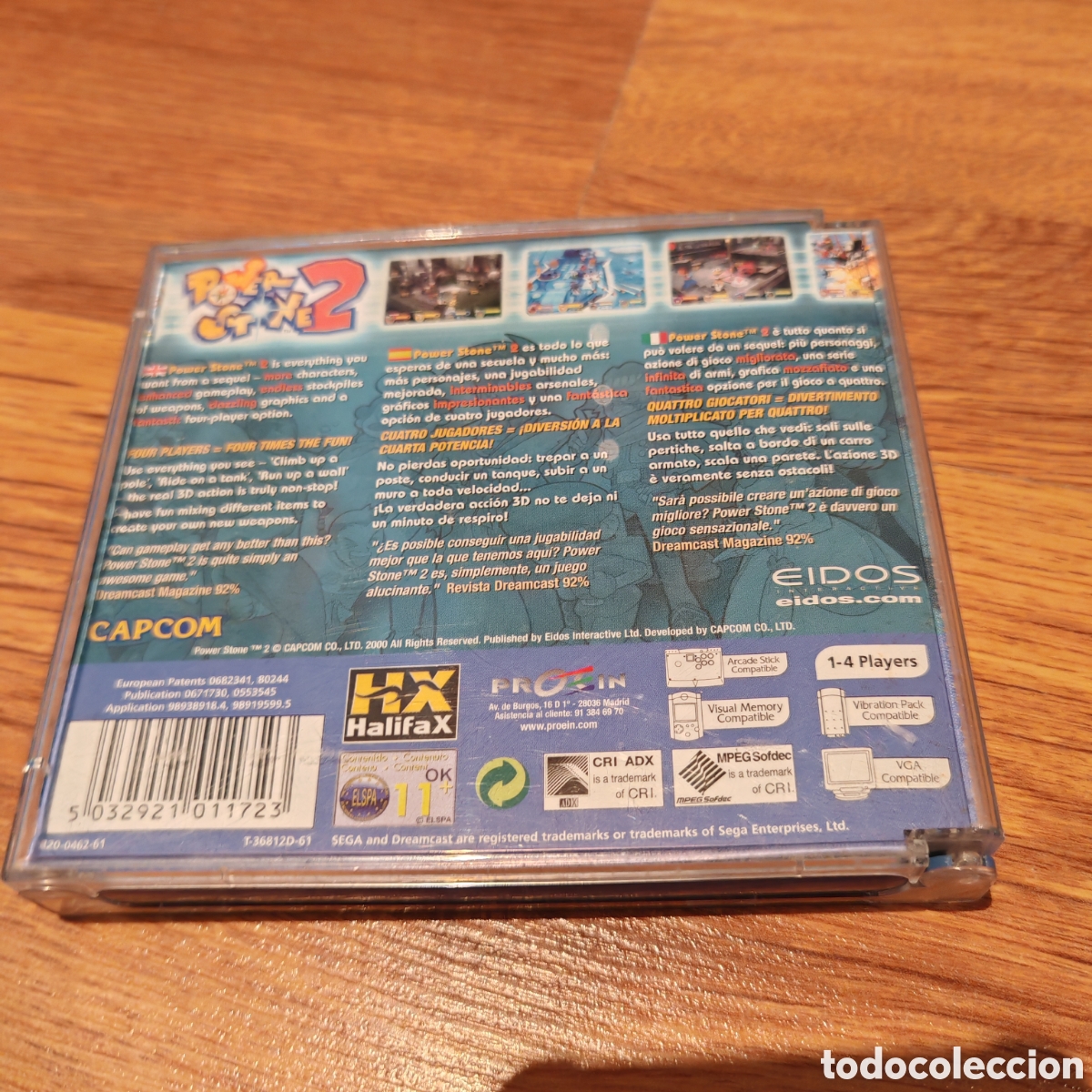 Videojuegos y consolas: Power Stone 2 Sega Dreamcast espa&ntilde;ol sin disco - Foto 2