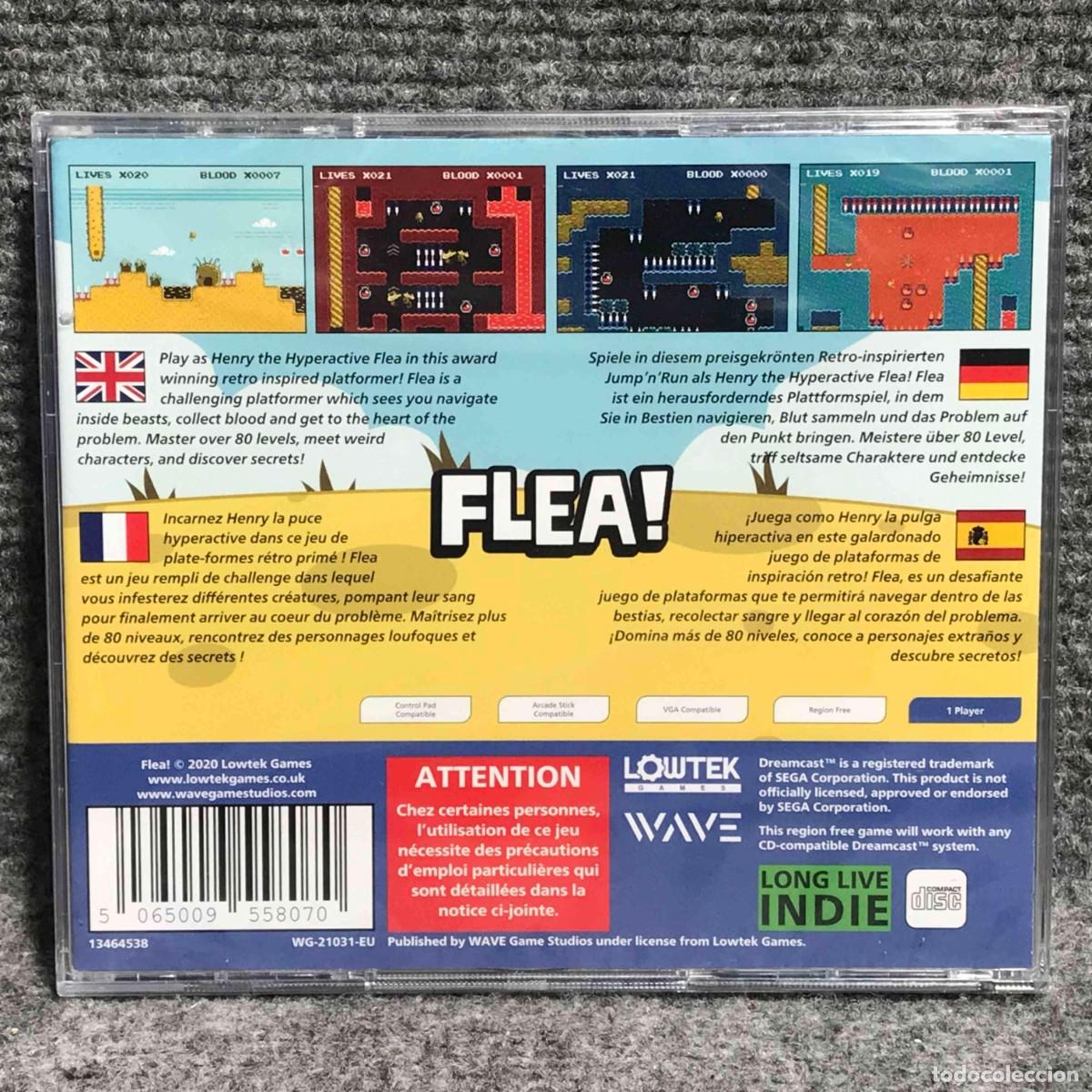 Videojuegos y consolas: FLEA NUEVO PRECINTADO SEGA DREAMCAST - Foto 2