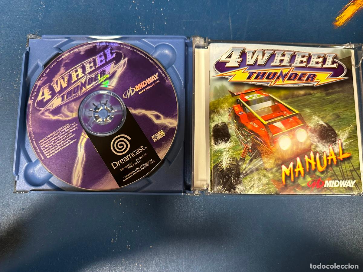 Videojuegos y consolas: 4 wheel thunder - Sega Dreamcast DC - PAL ESP Completo - Foto 4