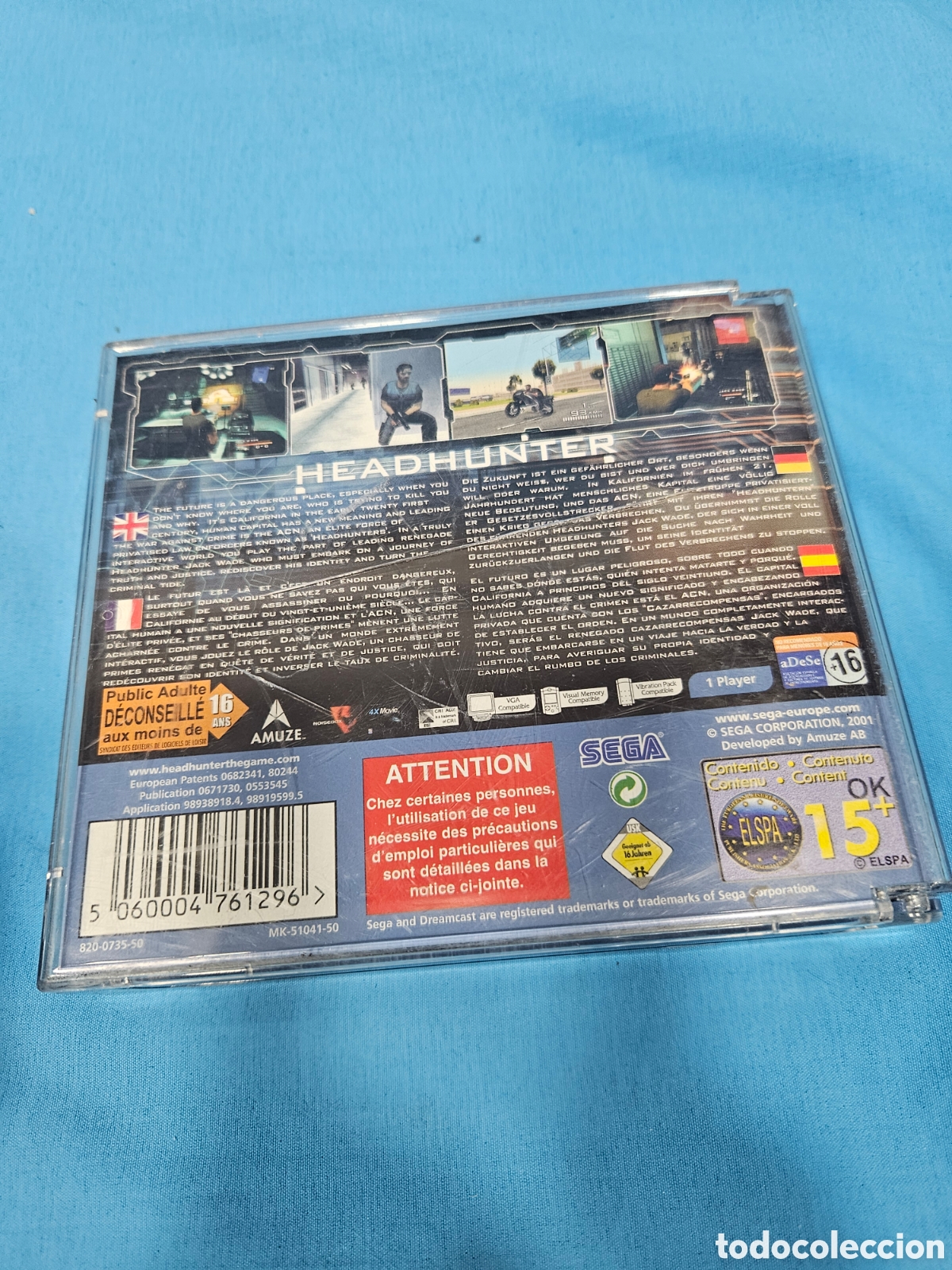 Videojuegos y consolas: JUEGO DREAMCAST HEAD HUNTER SEGA - Foto 6