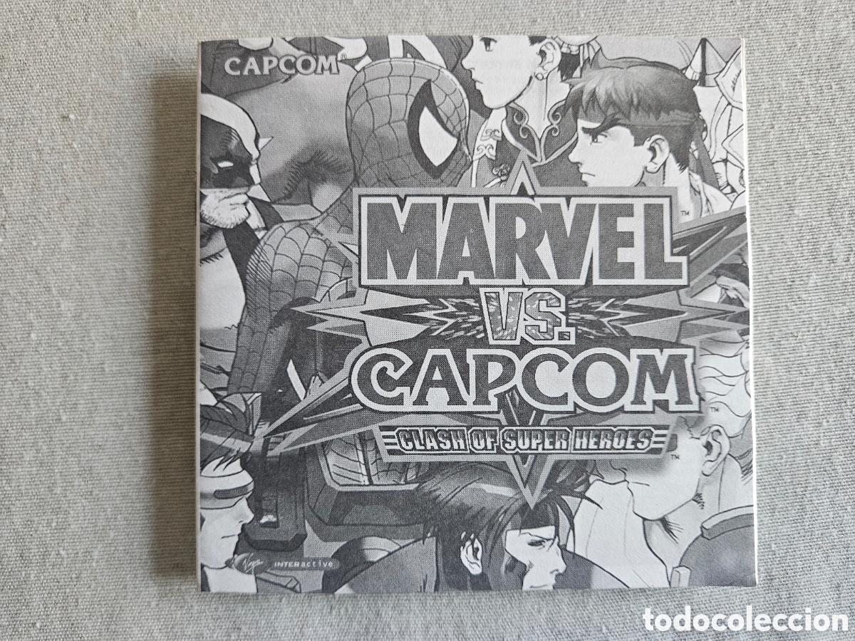 Videojuegos y consolas: Sega Dreamcast manual Marvel vs Capcom versi&oacute;n portuguesa - Foto 1