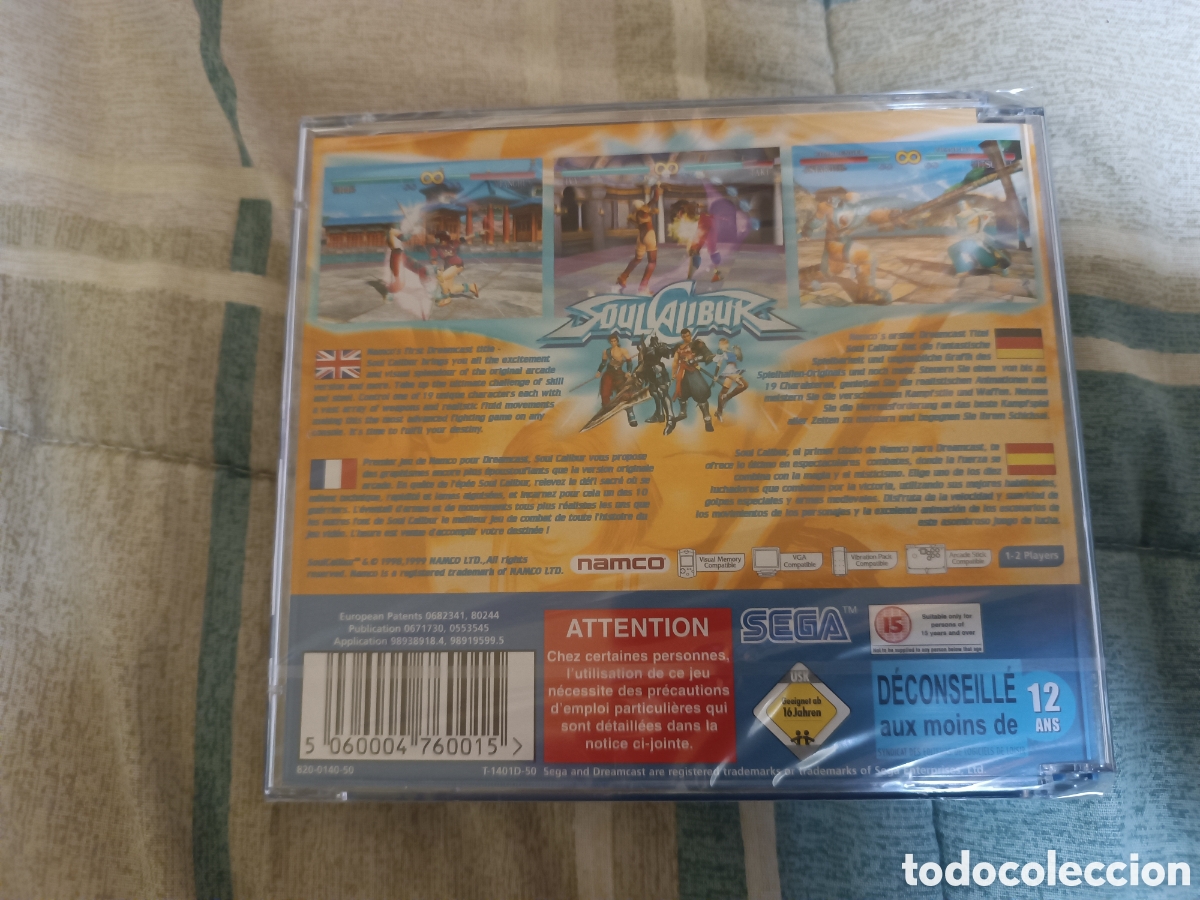Videojuegos y consolas: Soulcalibur dreamcast precintado - Foto 2