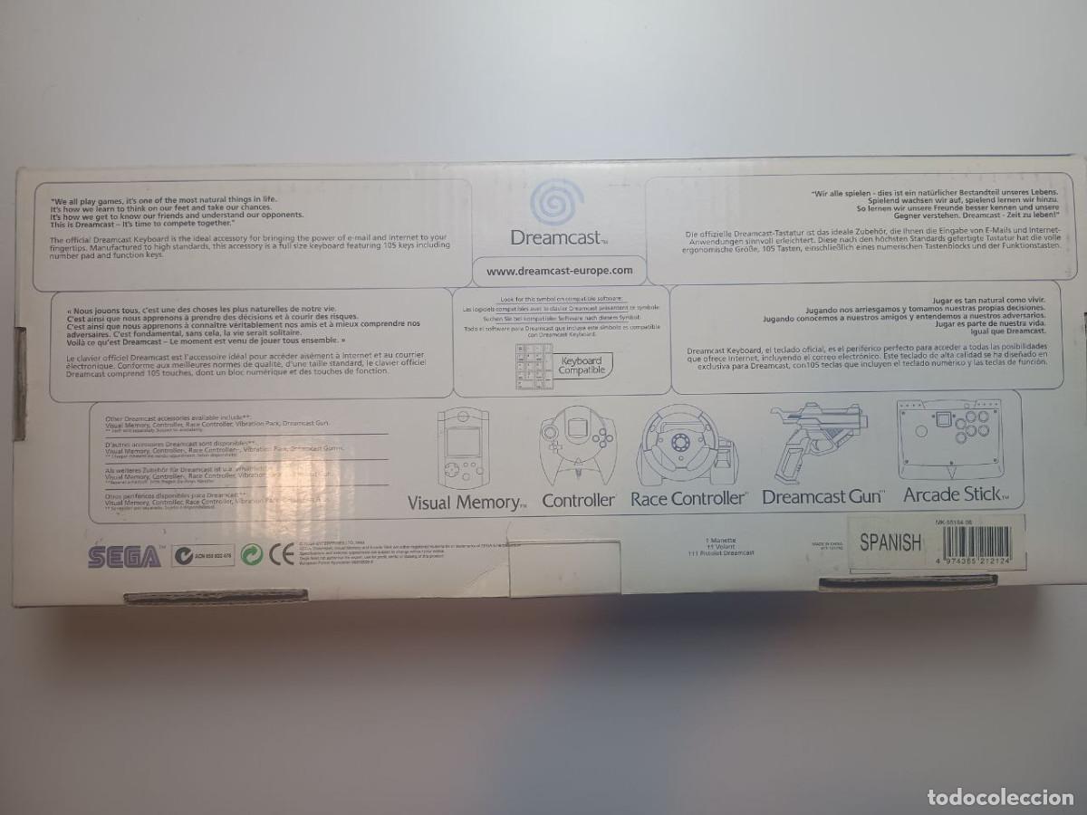Videojuegos y consolas: Teclado Oficial Sega Dreamcast Blanco - Foto 4