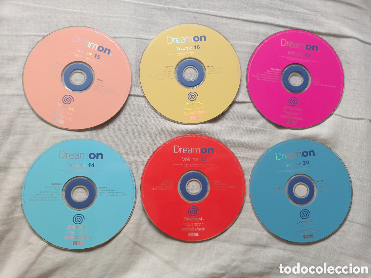 Videojuegos y Consolas: Juegos dreamcast sega dreamon N&deg; 12 , 14, 15, 16, 17 y 20