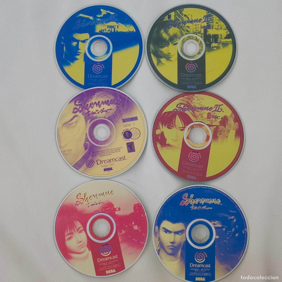 Video Games and Consoles: Shenmue II lote de 6 discos SEGA DREAMCAST