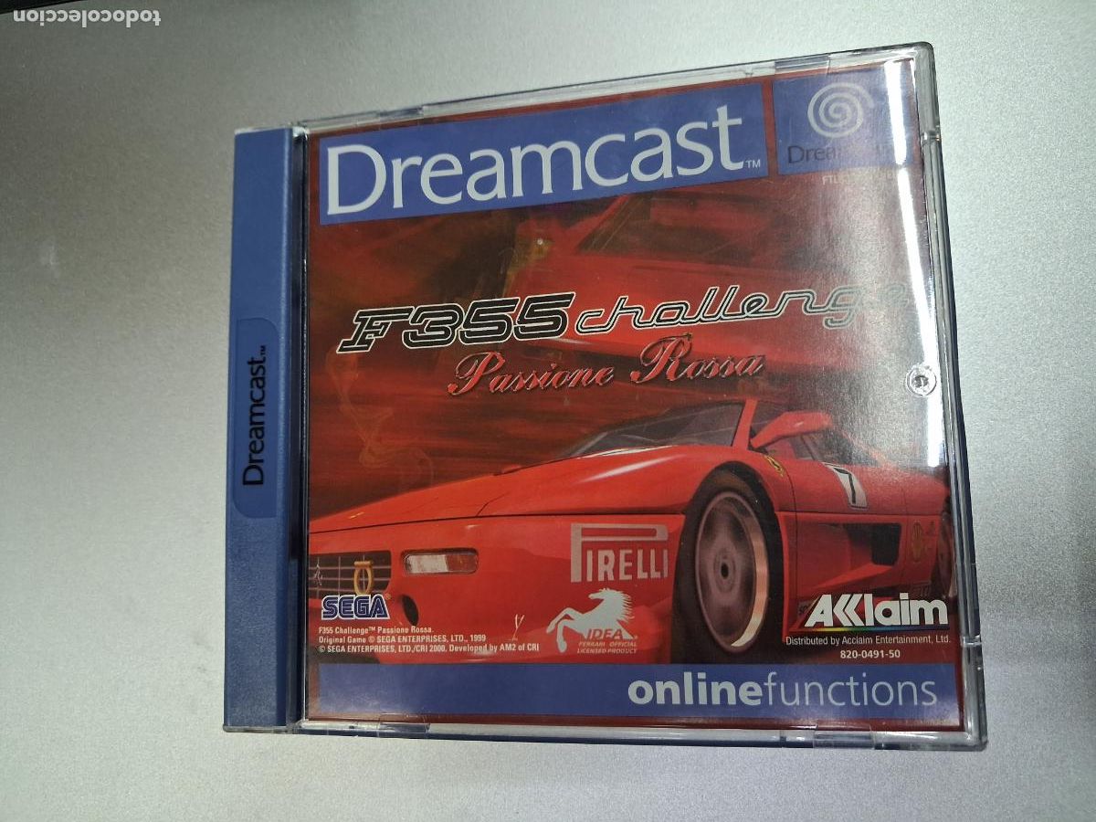 Videojuegos y consolas: VIDEOJUEGO FERRARI F355 CHALLENGE PASSIONE ROSSA SEGA DREAMCAST EN CAJA ORIGINAL