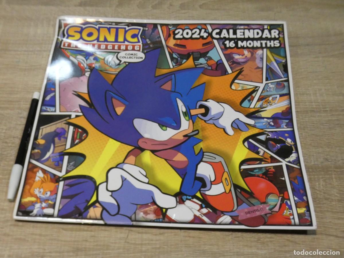 Videojuegos y consolas: ARKANSAS1980 VIDEOJUEGOS CALENDARIO SONIC THE HEDGEHOG A&Ntilde;O 2024