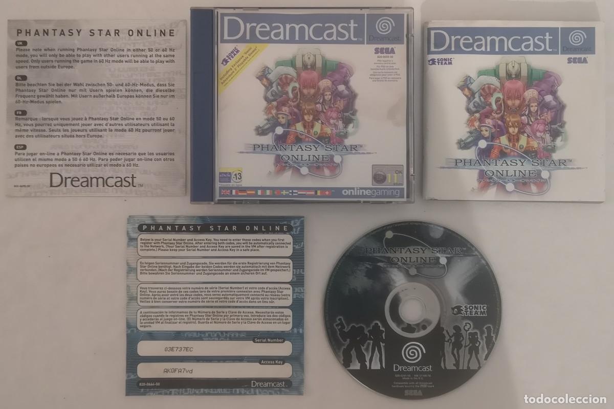 Videojuegos y consolas: SEGA DREAMCAST PHANTASY STAR ONLINE COMPLETO PAL ESPA&Ntilde;A