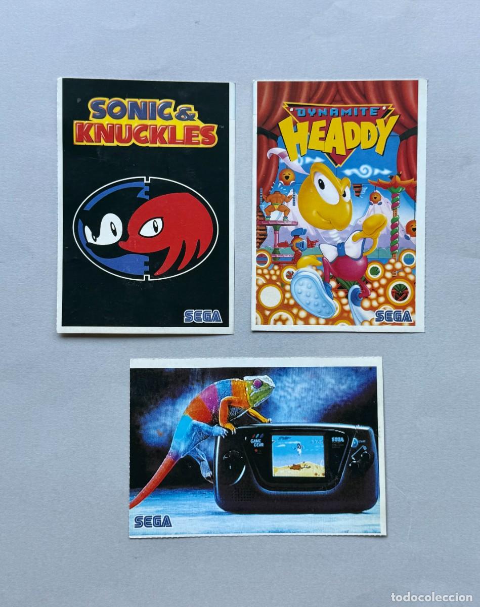 Videojuegos y consolas: Lote 3 postales videojuegos SEGA.
