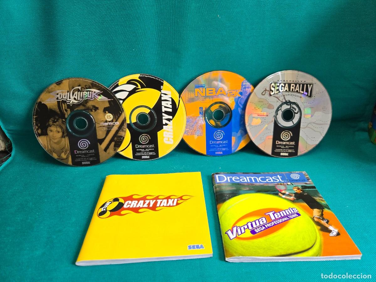 Videojuegos y consolas: LOTE DE JUEGOS PARA SEGA DREAMCAST, SOUL CALIBUR , CRAZY TAXI, NBA 2K , SEGA RALLY