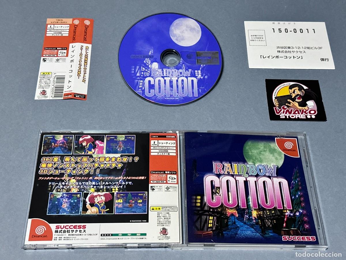 Videojuegos y consolas: Rainbow Cotton Sega Dreamcast NTSC-J Spinecard + Reg.card