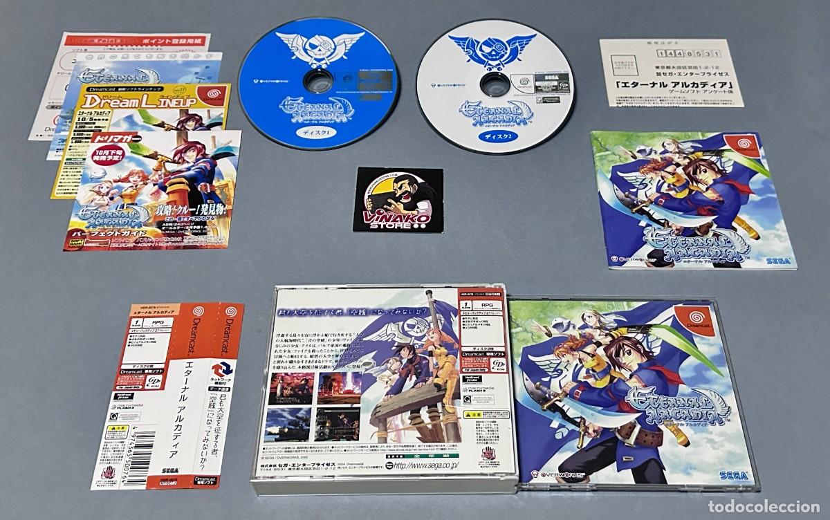 Videojuegos y consolas: Eternal Arcadia Sega Dreamcast NTSC-J Spinecard + Reg.card
