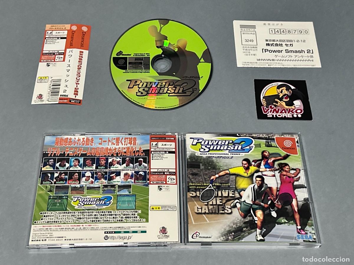 Videojuegos y consolas: Power Smash 2 Sega Dreamcast NTSC-J Spinecard + Reg.card