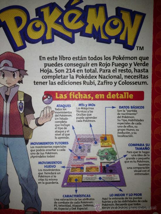 Guia - Pokemon Rojo Fuego-Verde Hoja, PDF, Pokémon