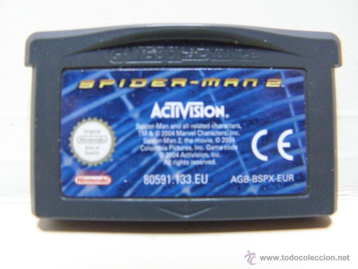 Videojuegos y consolas: SPIDER-MAN 2 - GAME BOY GAMEBOY ADVANCE - Foto 1
